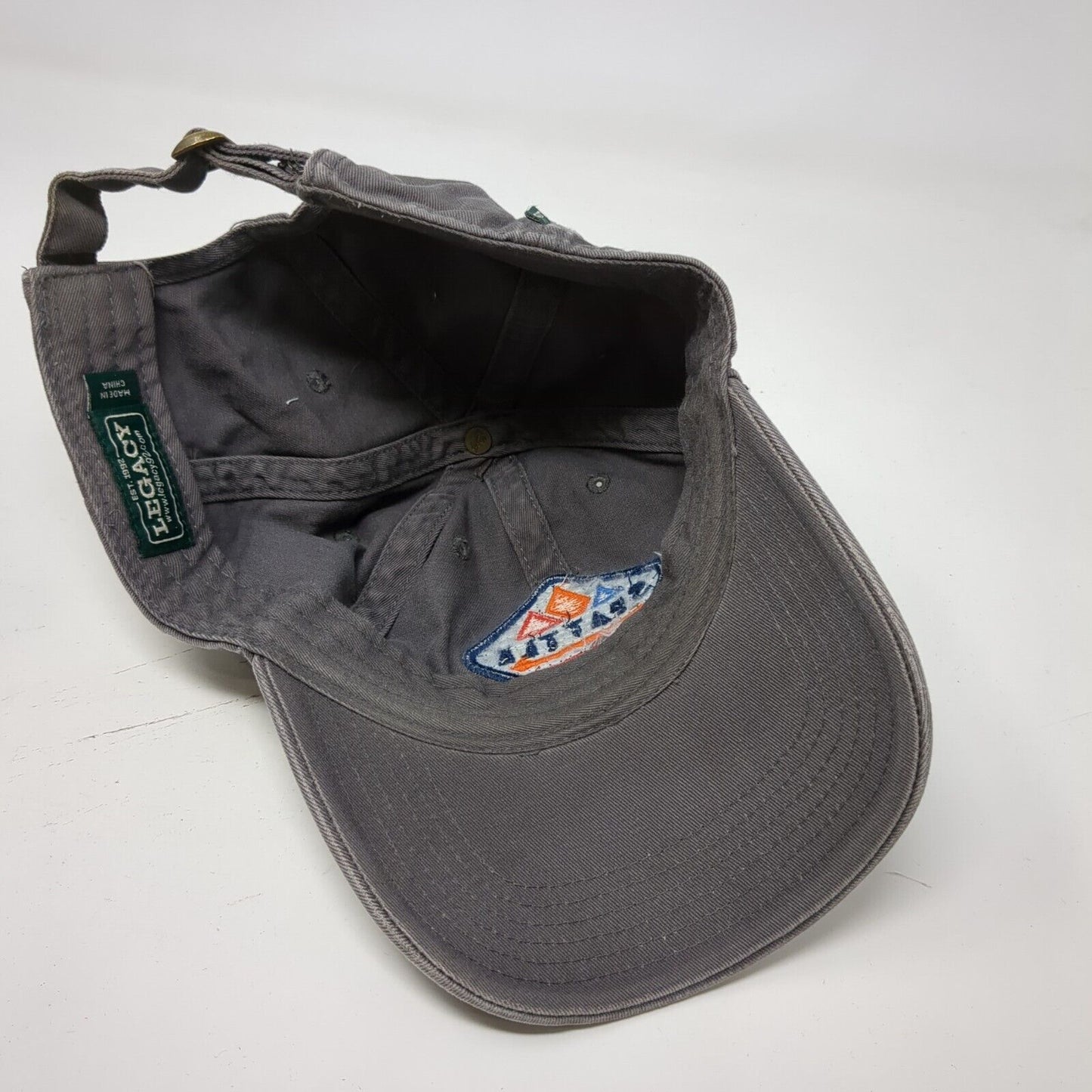 Seattle Slideback Hat Gray One Size Solid Adjustable 6 Panel Legacy