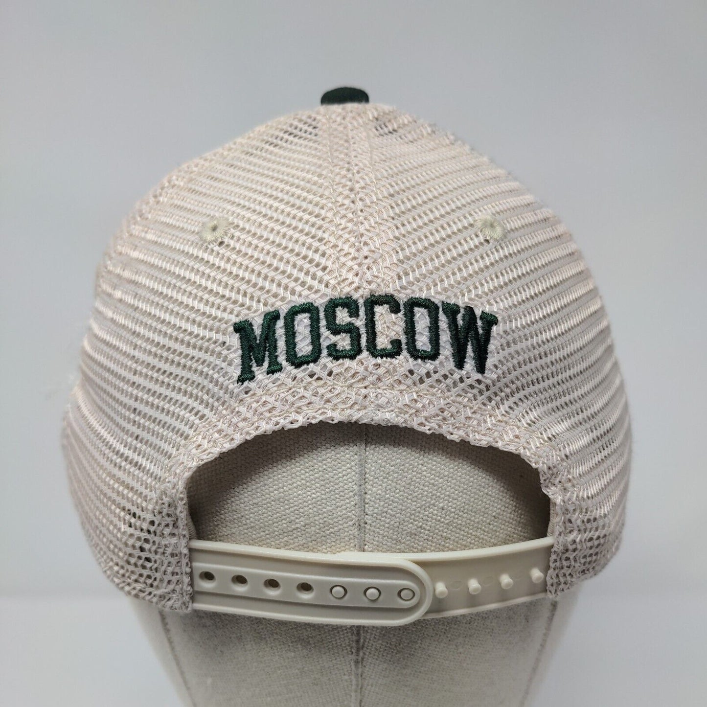 Idaho Moscow Snapback Trucker Hat Green OSFA Adjustable Mesh Top of The World