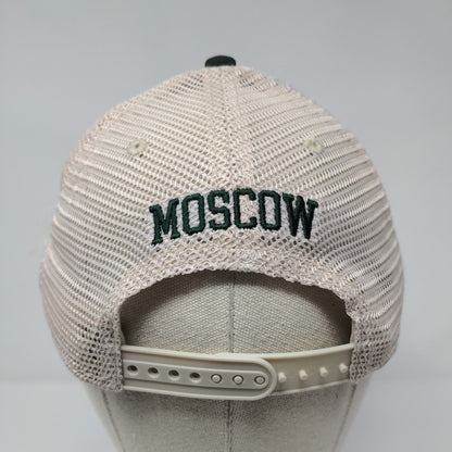 Idaho Moscow Snapback Trucker Hat Green OSFA Adjustable Mesh Top of The World
