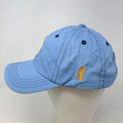 Imperial Men's Strapback Hat Blue Adjustable Embroidered Logo PV Crest Cotton