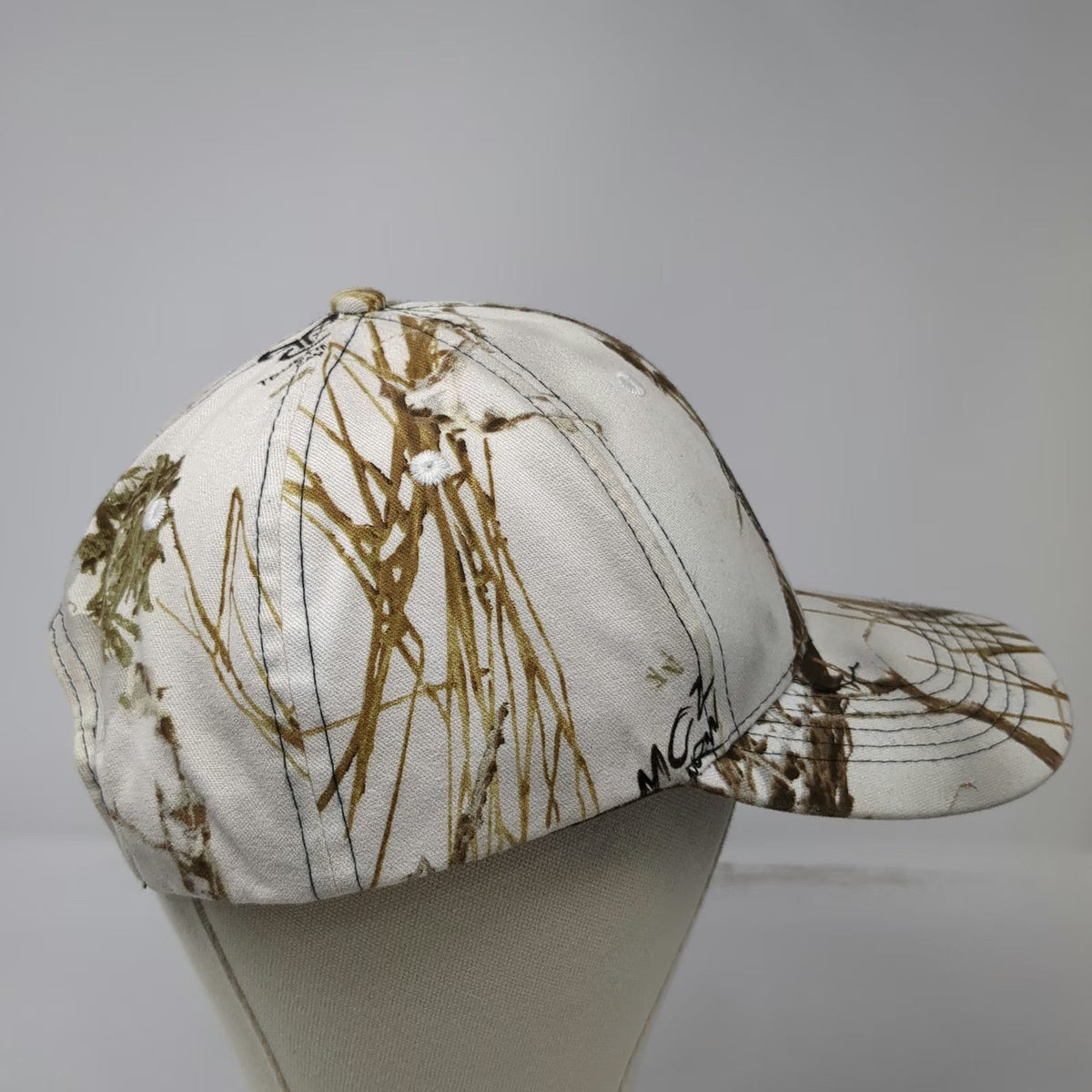 Bass Pro Shops Snapback White One Size TrueTimber Camo Bass Fishing Hunting Hat