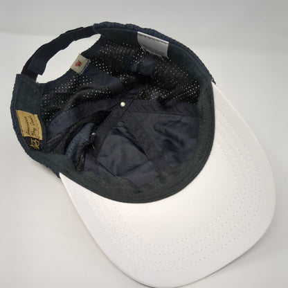 Sand Creek Golf Course Strapback Hat Blue One Size Adjustable American Dry Goods