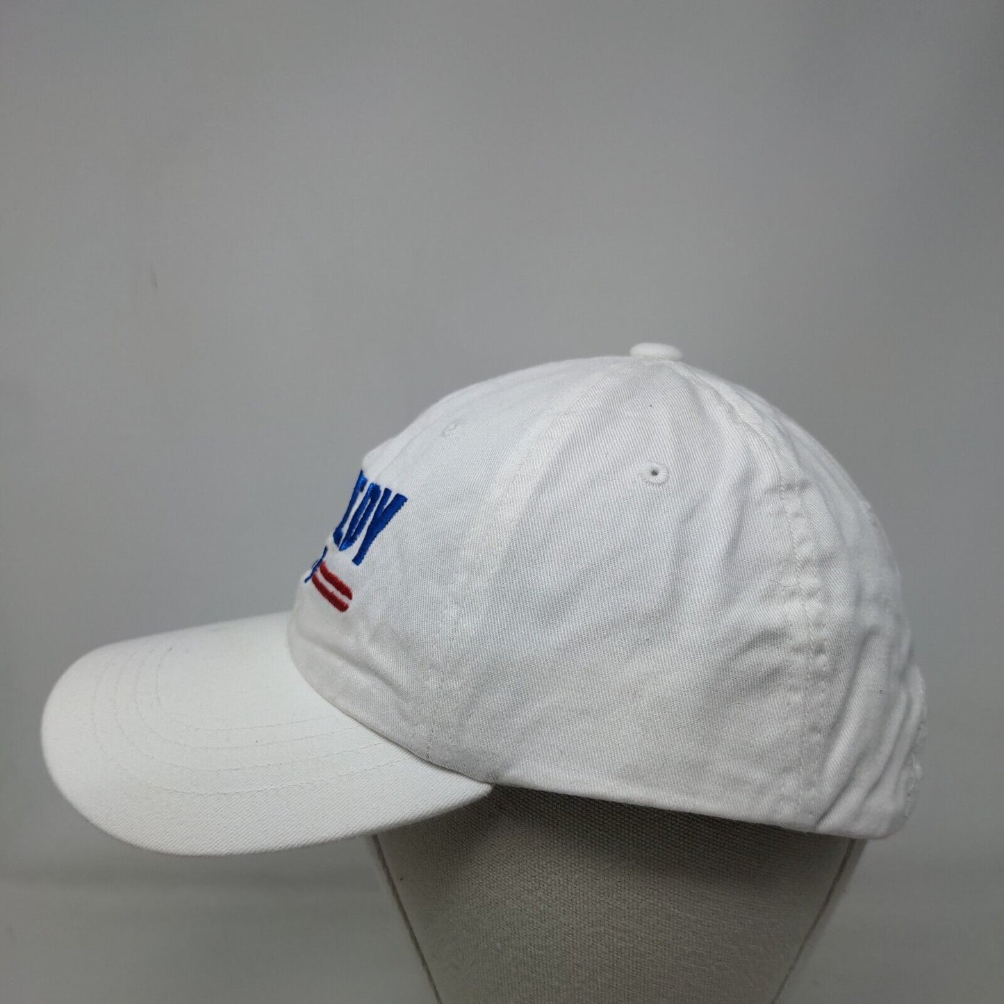 Kennedy 24 Slideback Hat White One Size Embroidered The Classics Yupoong