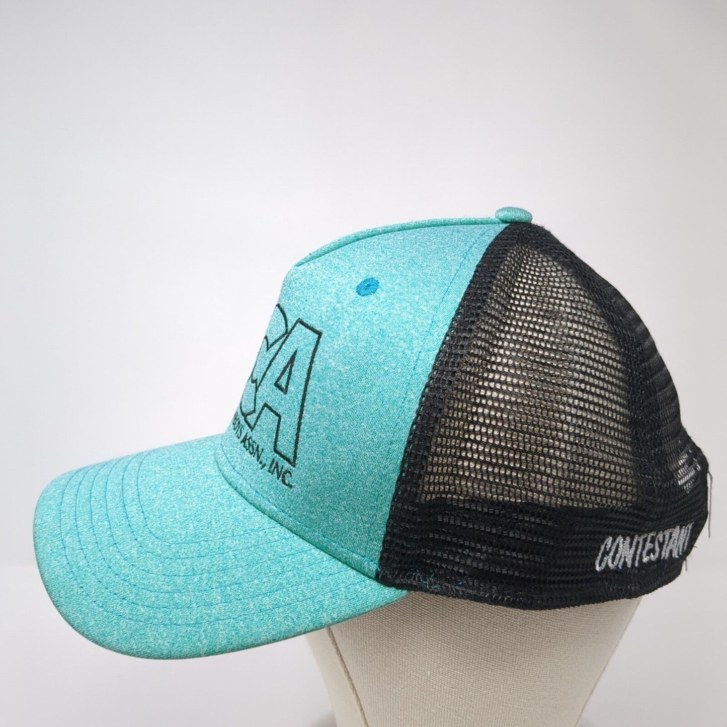 ICA Idaho Cowboys Assn Inc Snapback Trucker Hat Green OS Adjustable Mesh Back