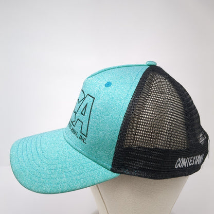 ICA Idaho Cowboys Assn Inc Snapback Trucker Hat Green OS Adjustable Mesh Back