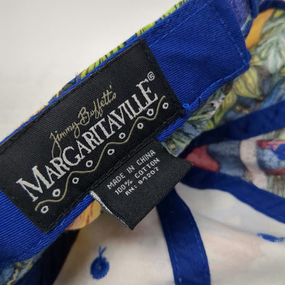 Jimmy Buffett Margaritaville Baseball Cap Blue One Size Parrot Strapback Hat
