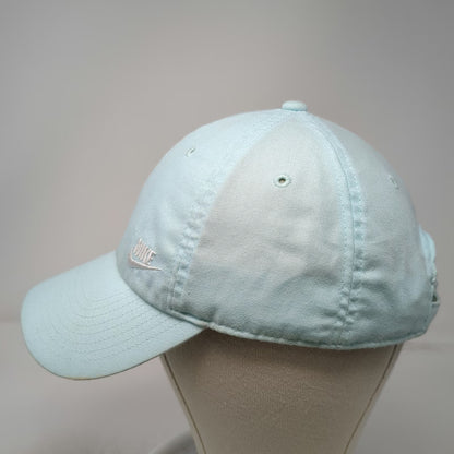 Nike Baseball Cap Blue One Size Heritage86 Adjustable Logo Polyester Hat