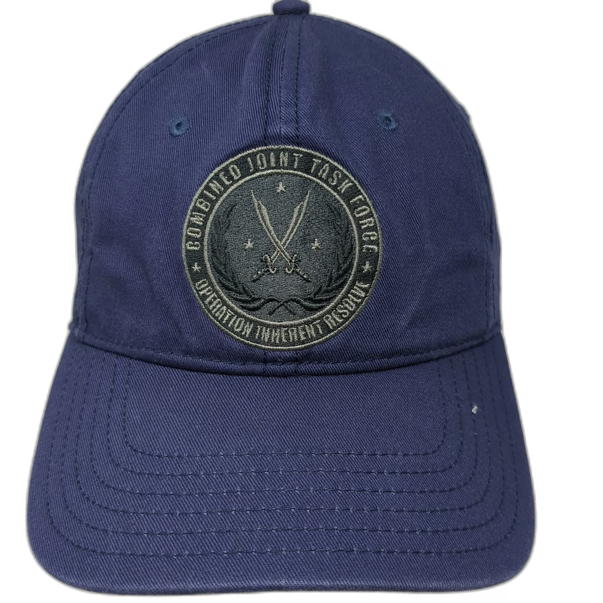 Under Armour Baseball Cap Blue OSFM Operation Inherent Resolve Task Force Hat