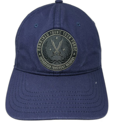 Under Armour Baseball Cap Blue OSFM Operation Inherent Resolve Task Force Hat