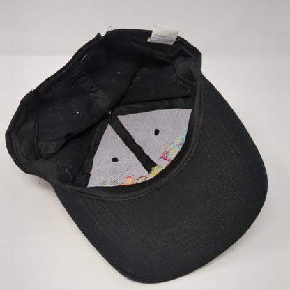 Alaska Strapback Hat Black One Size Adjustable Embroidered 6 Panel