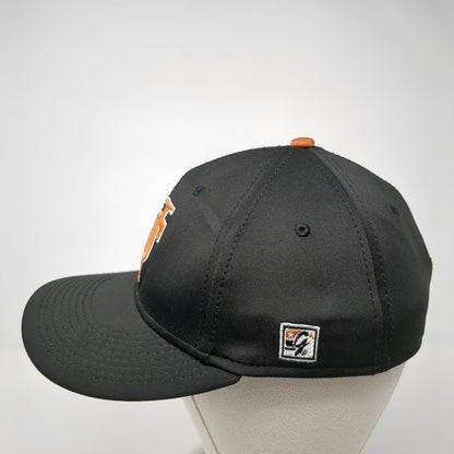 The Game Baseball Cap Black 7 Fitted UTPB University Pro Hat University of Texas