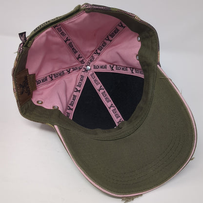 Hunt Like A Girl! Baseball Cap Multicolor OS Adjustable Distressed Buck Wear