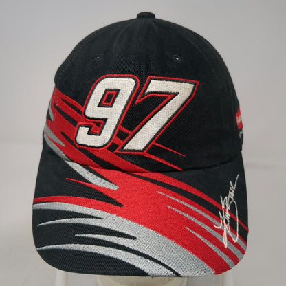 Team Caliber Black Baseball Cap One Size Kurt Busch 97 Roush Racing NASCAR Hat