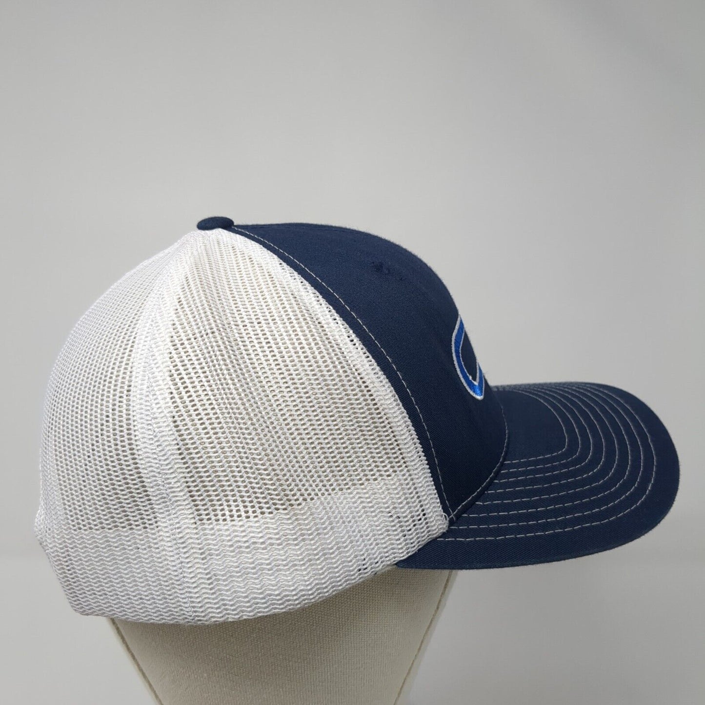 CIR California Industrial Rubber Snapback Trucker Hat Blue OS Mesh Richardson