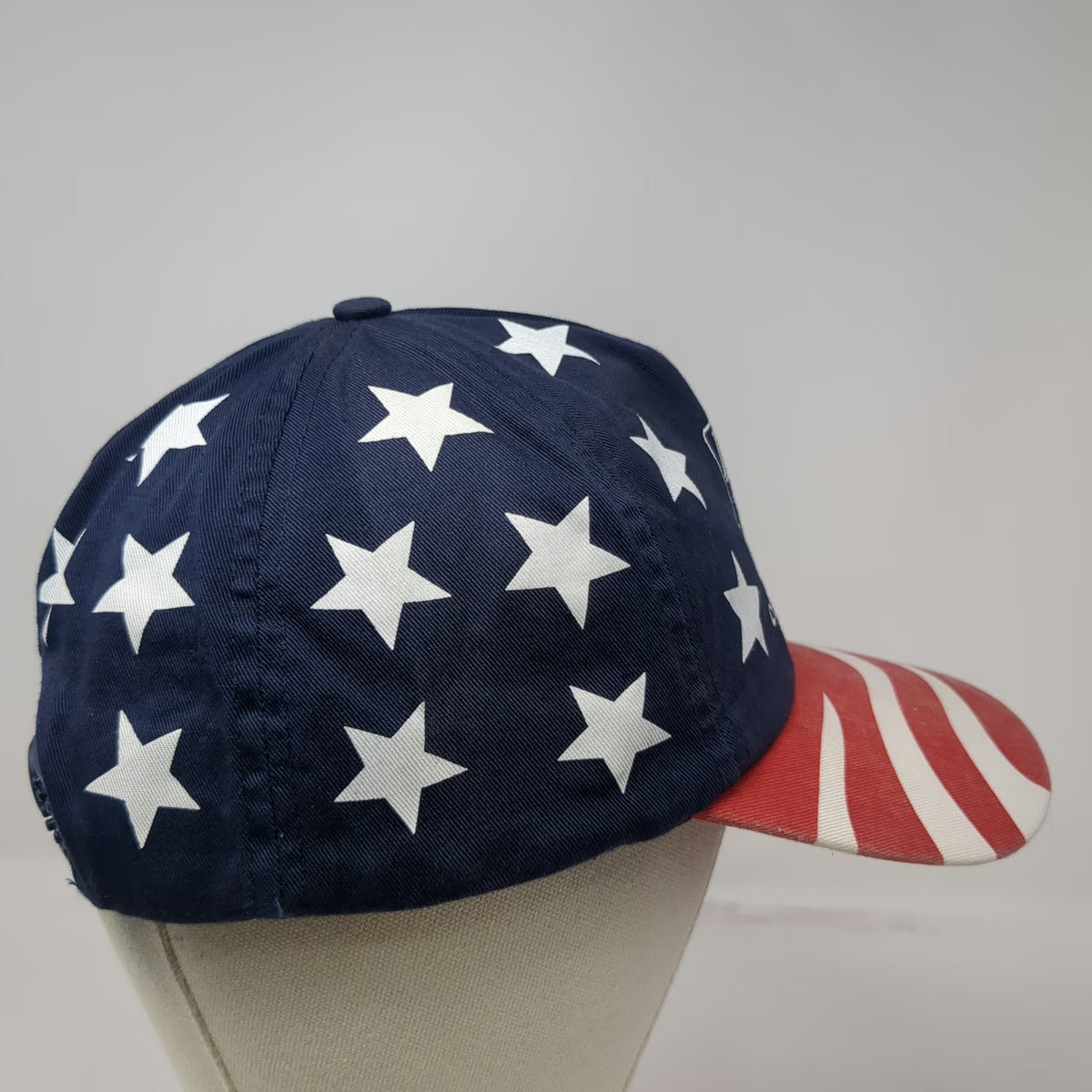 Cobra 5 Panel Blue Red White One Size Snapback Hat Arkansas Interstate Logo
