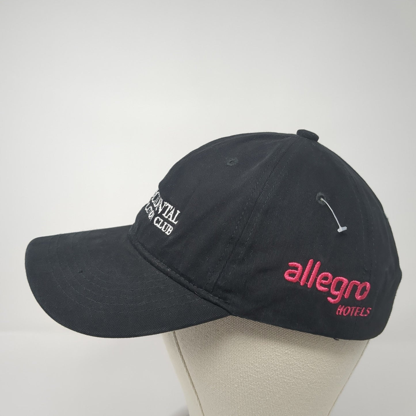 Occidental Vacation Club Slideback Hat Black One Size Adjustable Outdoor