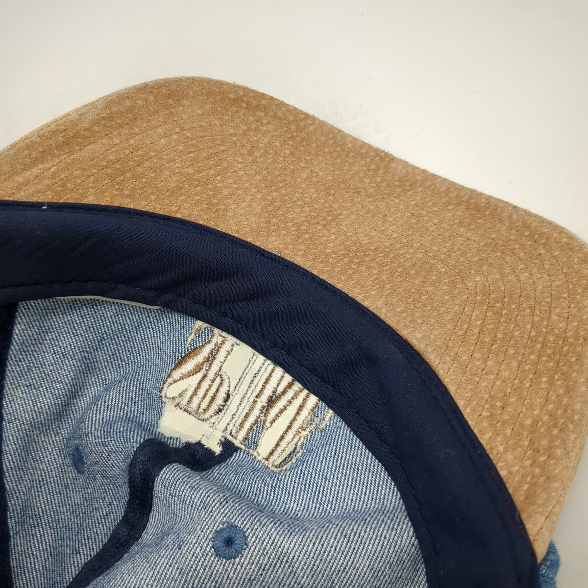 Toppiers Spike Club Baseball Cap Blue One Size Denim Slideback Adjustable Hat