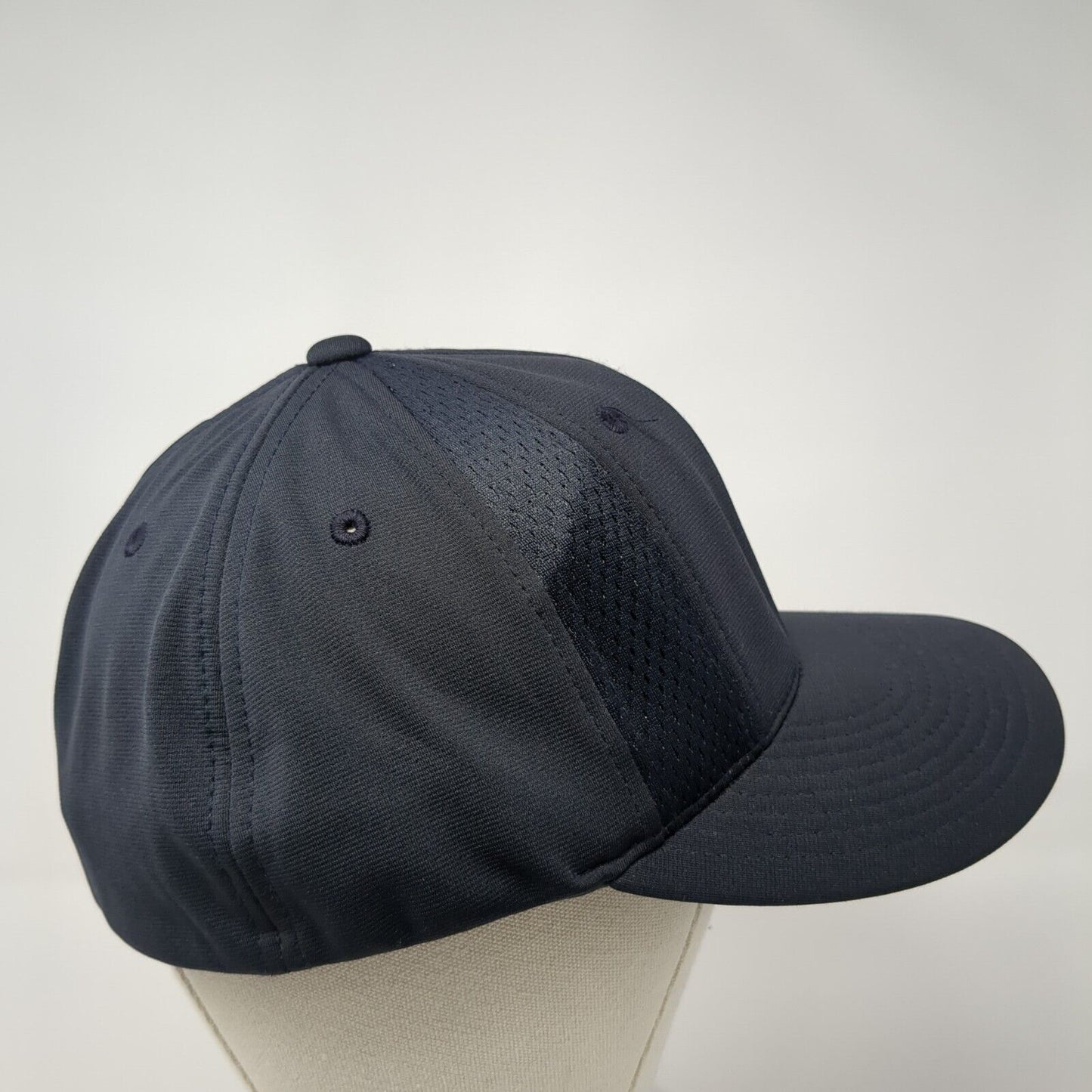 Richardson Fitted Hat Black L/XL Flexfit Breathable PTS Series Pulse Blank