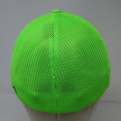 Pacific Headwear Baseball Cap Blue Green Red 8 Aztec Welding Mesh Flexfit Hat