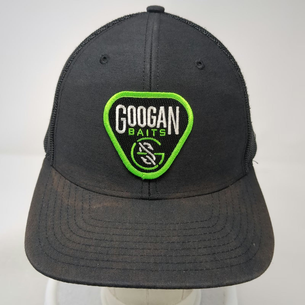 Richardson Trucker Hat Black One Size Googan Baits Mesh Snapback Fishing Tackle