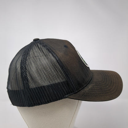 CNP Snapback Trucker Hat Black One Size Adjustable Embroidered Mesh Richardson