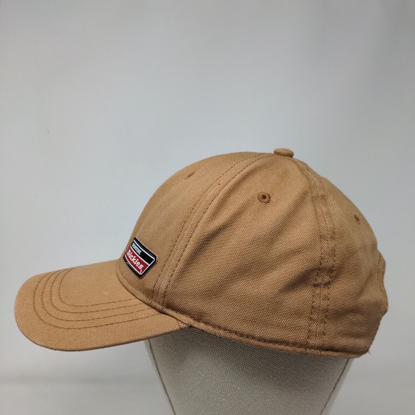 Genuine Dickies Slideback Hat Tan OSFM Adjustable Vented Holes 6 Panel