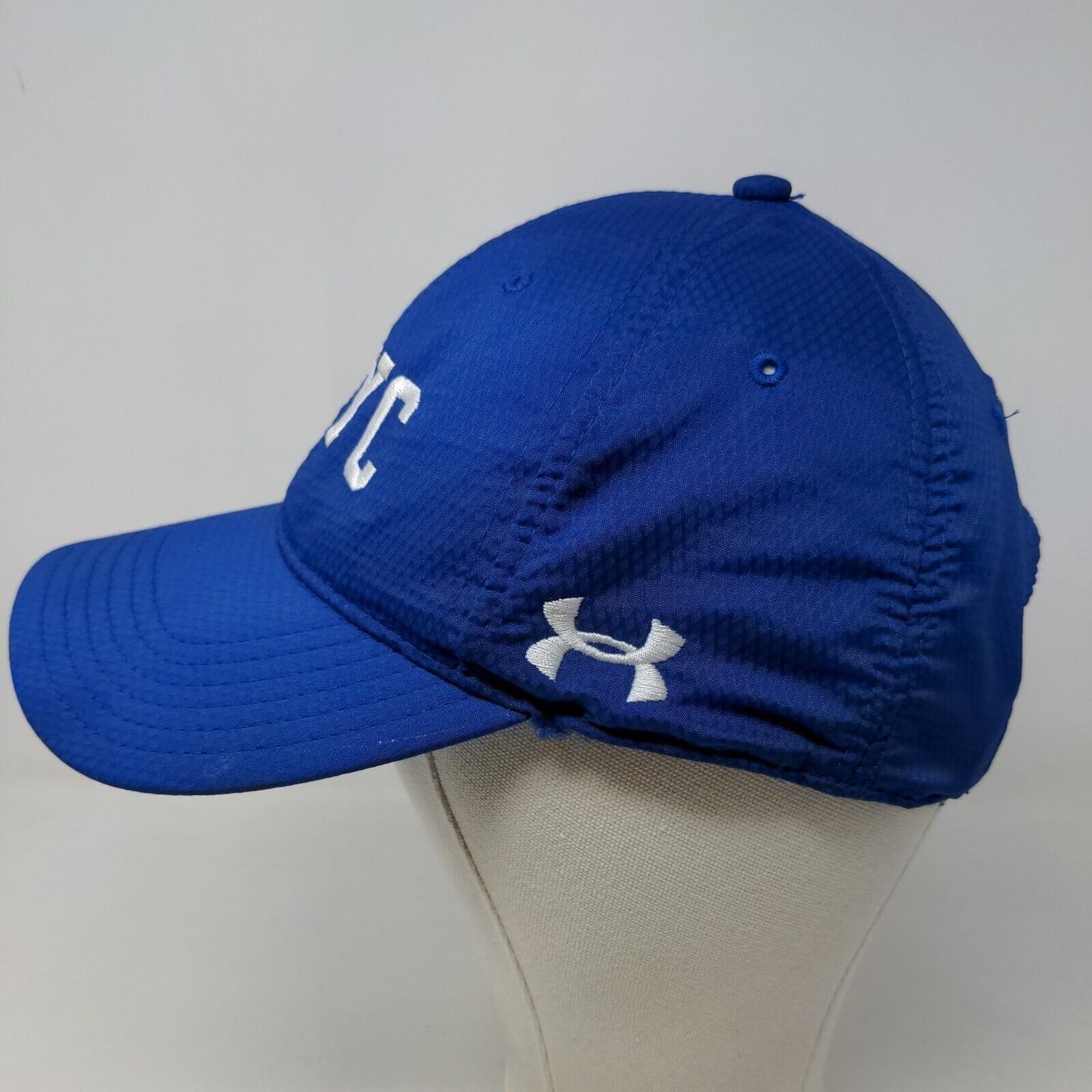 Under Armour Men's Strapback Hat Blue Embroidered GHYC Logo Polyester