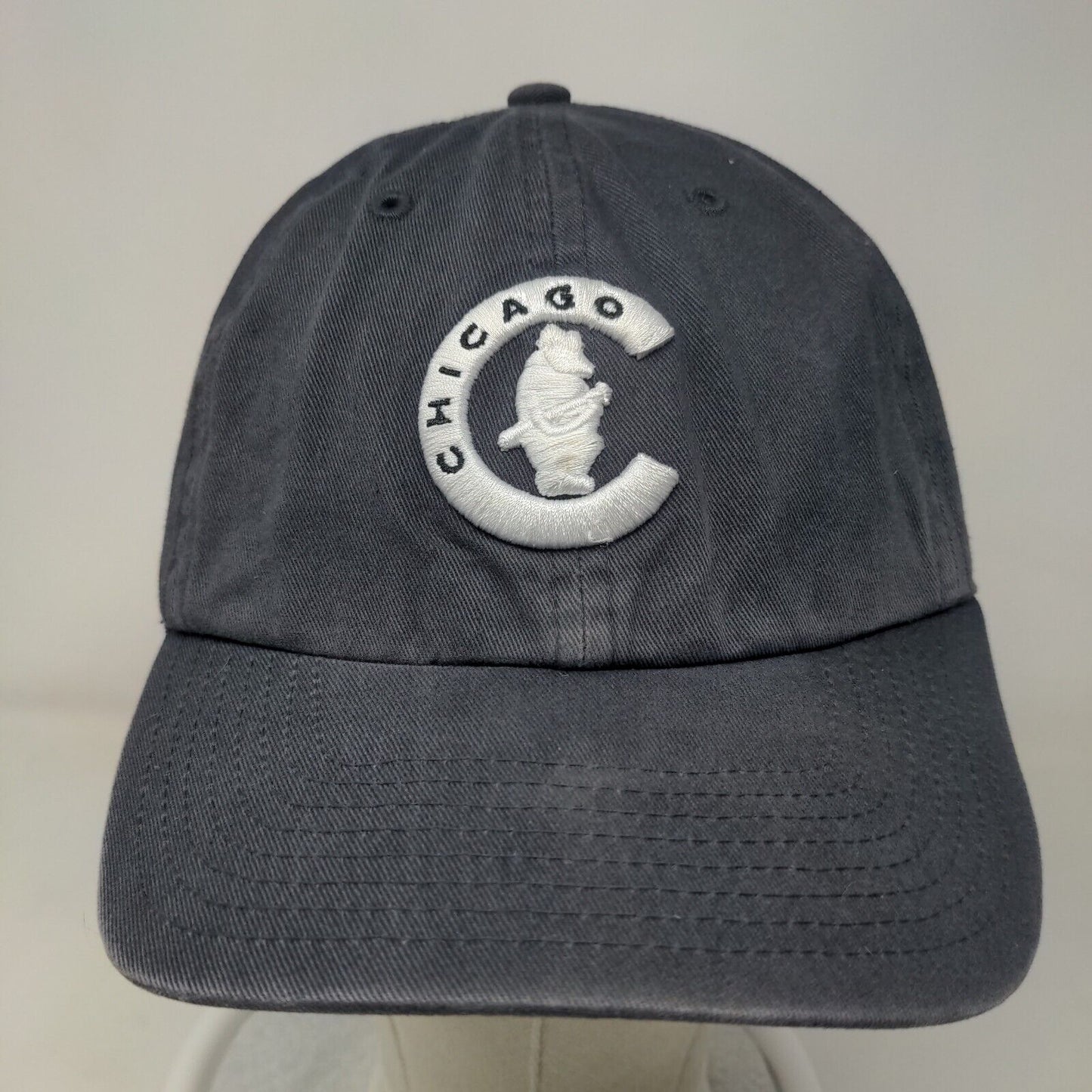 '47 Brand Men's Slideback Hat Gray OS Embroidered Chicago Cubs Cooperstown Logo