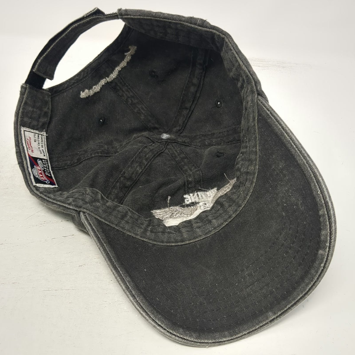 Otto Gray Baseball Cap One Size Flying B Ranch Middle Fork Salmon River Hat