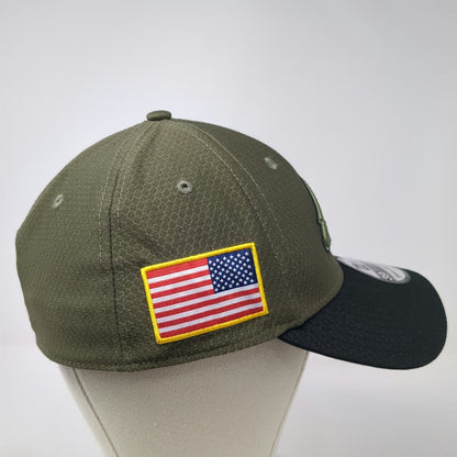 New Era Philadelphia Eagles NFL Hat Green M Salute To Service Camo 39THIRTY