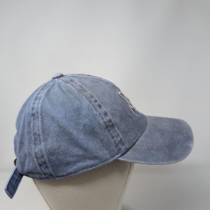 Dog Mom Slideback Hat Blue OSFM Adjustable Embroidered David And Young Cotton
