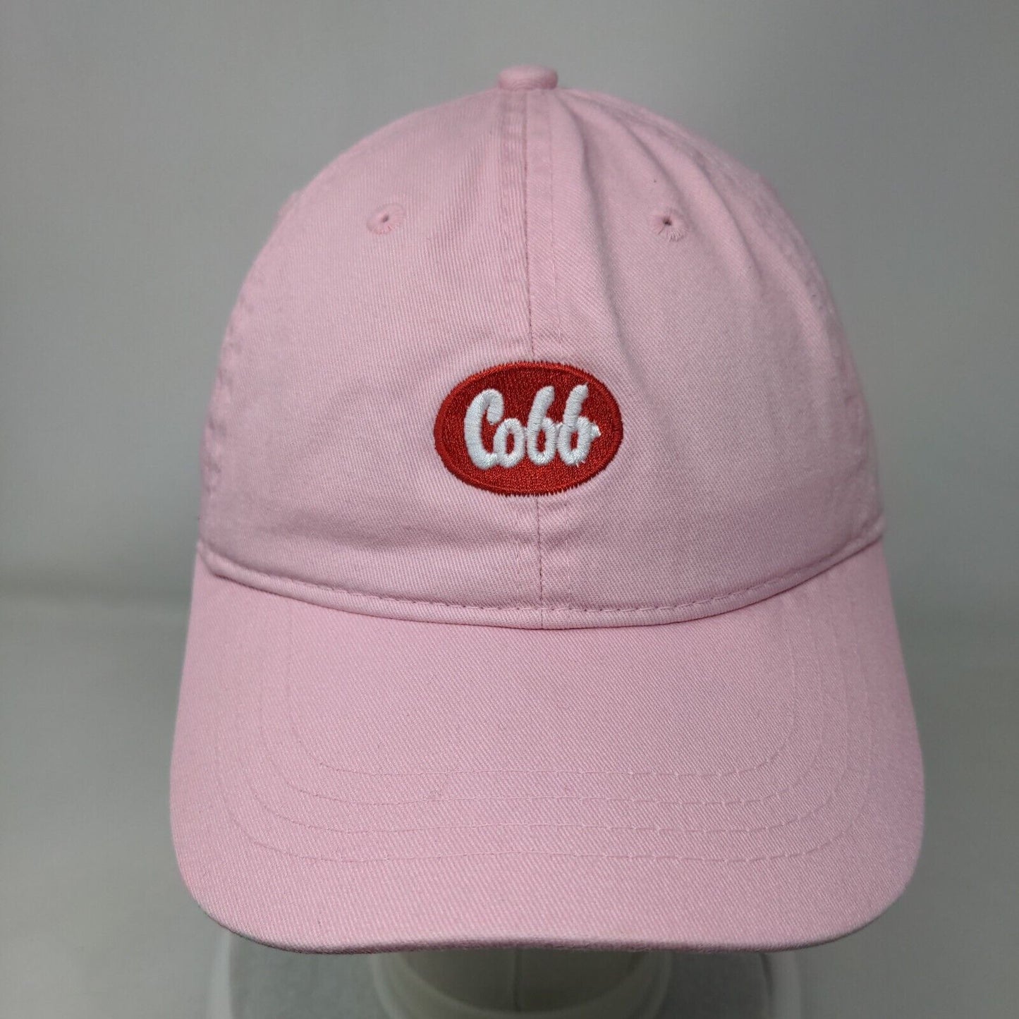 Cobb Slideback Hat Pink OSFM Embroidered Adjustable Outdoor Cap