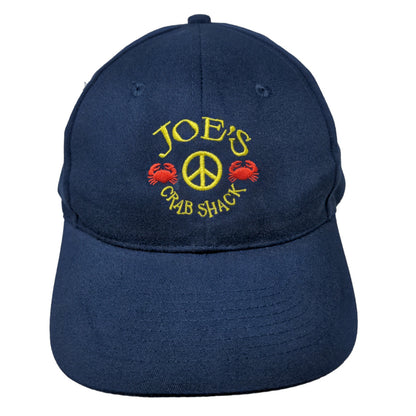 Joe's Crab Shack Men's Slideback Hat Blue OSFA Embroidered Logo Adjustable