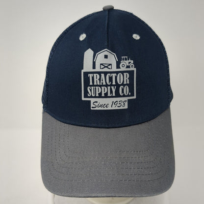 Tractor Supply Co Since 1938 Snapback Trucker Hat Blue OS Adjustable Mesh Back