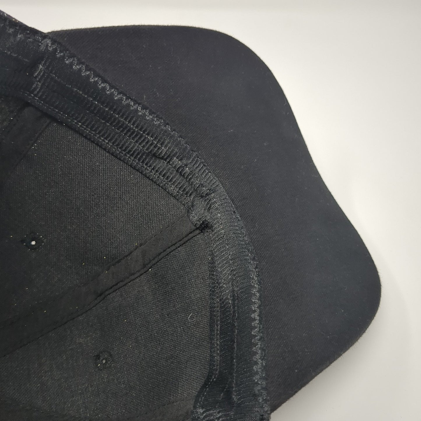 Unbranded Straw Hat Baseball Cap Gray One Size Adjustable Glitter 6 Panel Blank