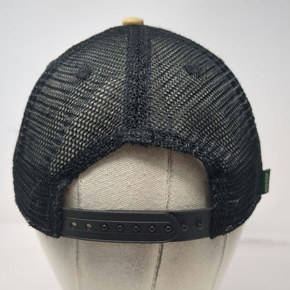 Legacy Trucker Hat Brown One Size Rhino Metals Patch Mesh Back Green Underbrim