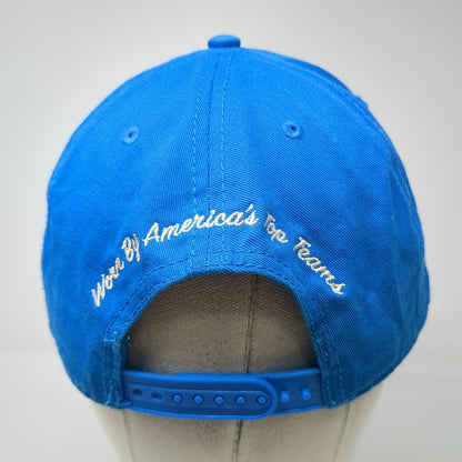 Russell Athletic Snapback Hat Blue One Size America's Top Teams Embroidered Cap