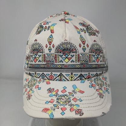 Billabong Slideback Hat Multicolor One Size Adjustable Graphic Print 6 Panel