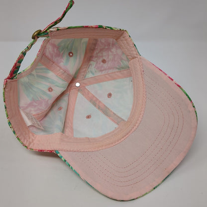 Unbranded Slideback Hat Multicolor OS Adjustable Daylily Close Pineapple Print
