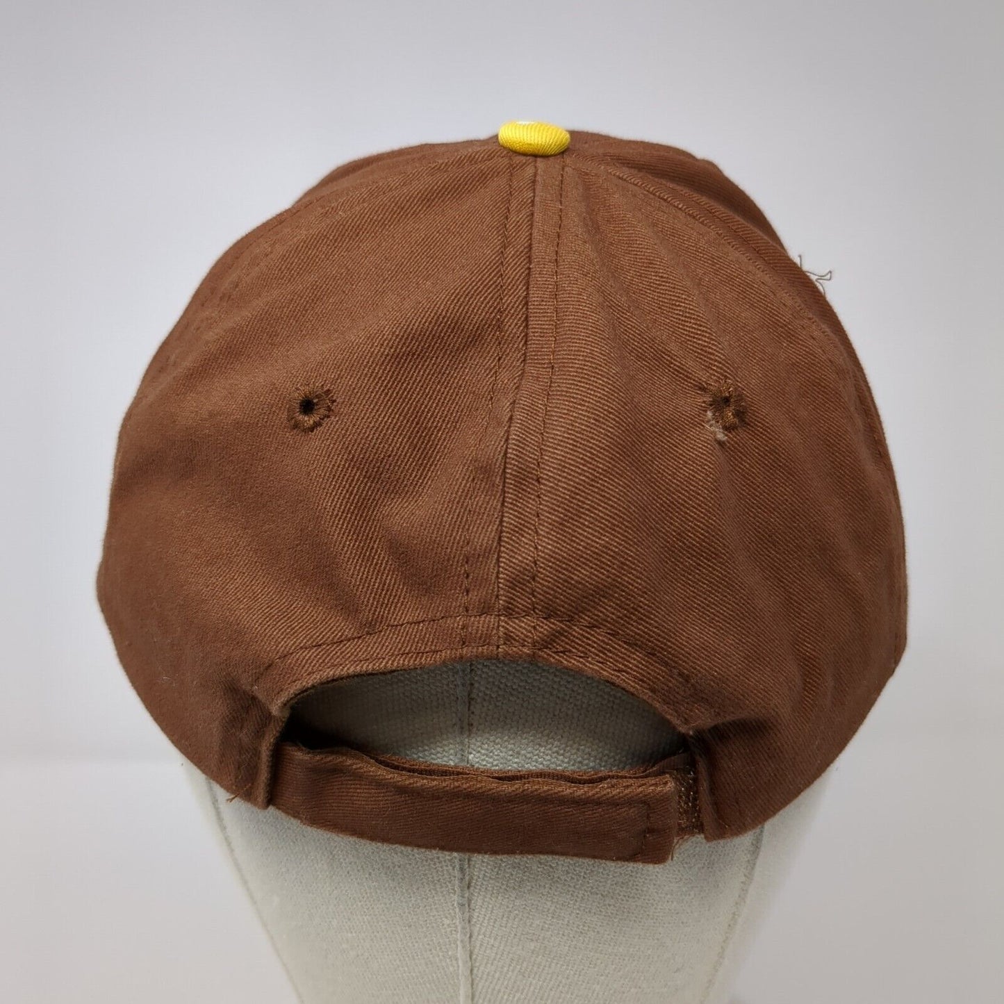 CAL Ranch Stores Strapback Hat Brown OSFA Adjustable Embroidered 6 Panel Cotton
