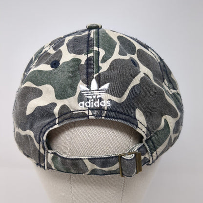 Adidas Slideback Hat Multicolor One Size Embroidered Logo Camouflage
