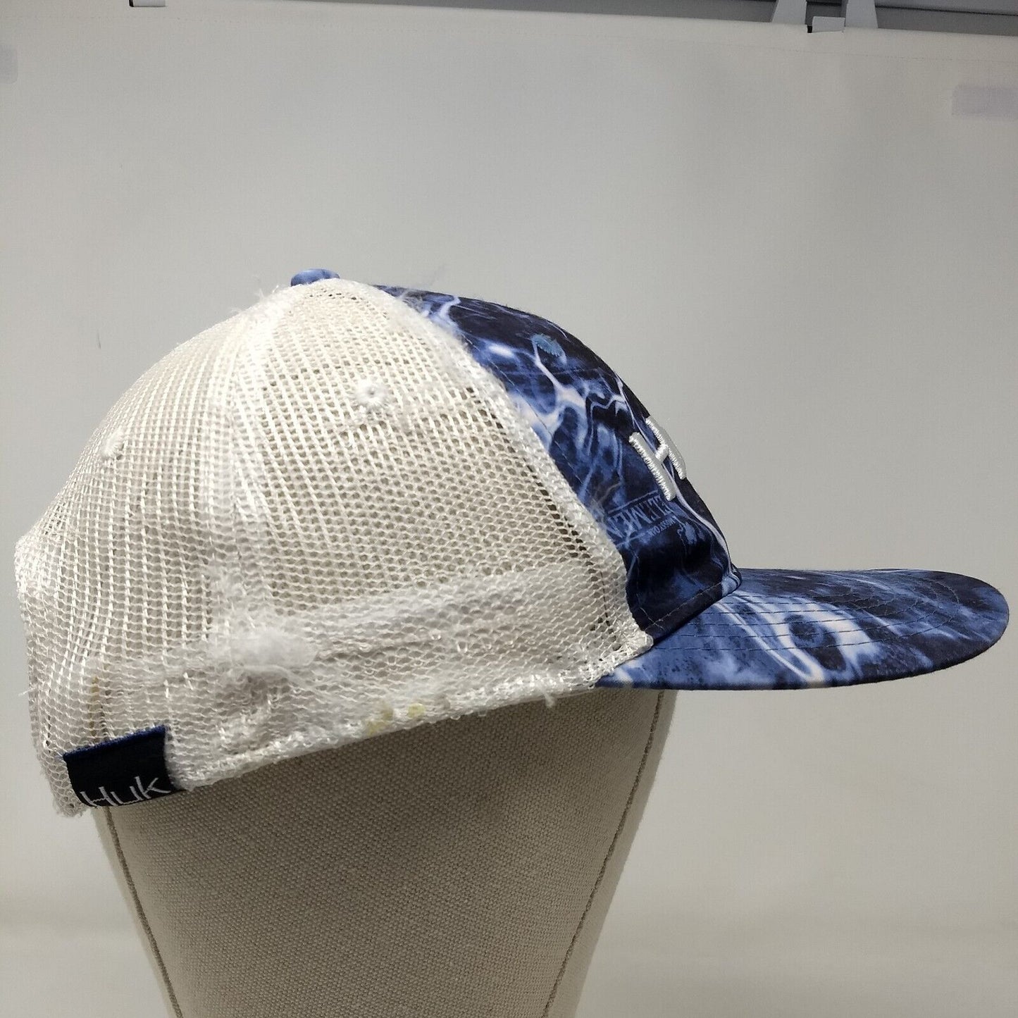 Huk Snapback Trucker Hat Multi OSFM Mesh Back Camo Embroidered Fishing