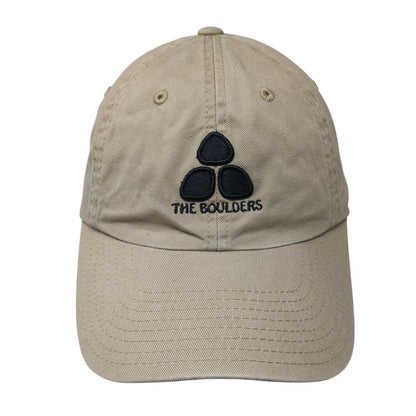 The Boulders Slideback Hat Brown One Size Adjustable American Needle