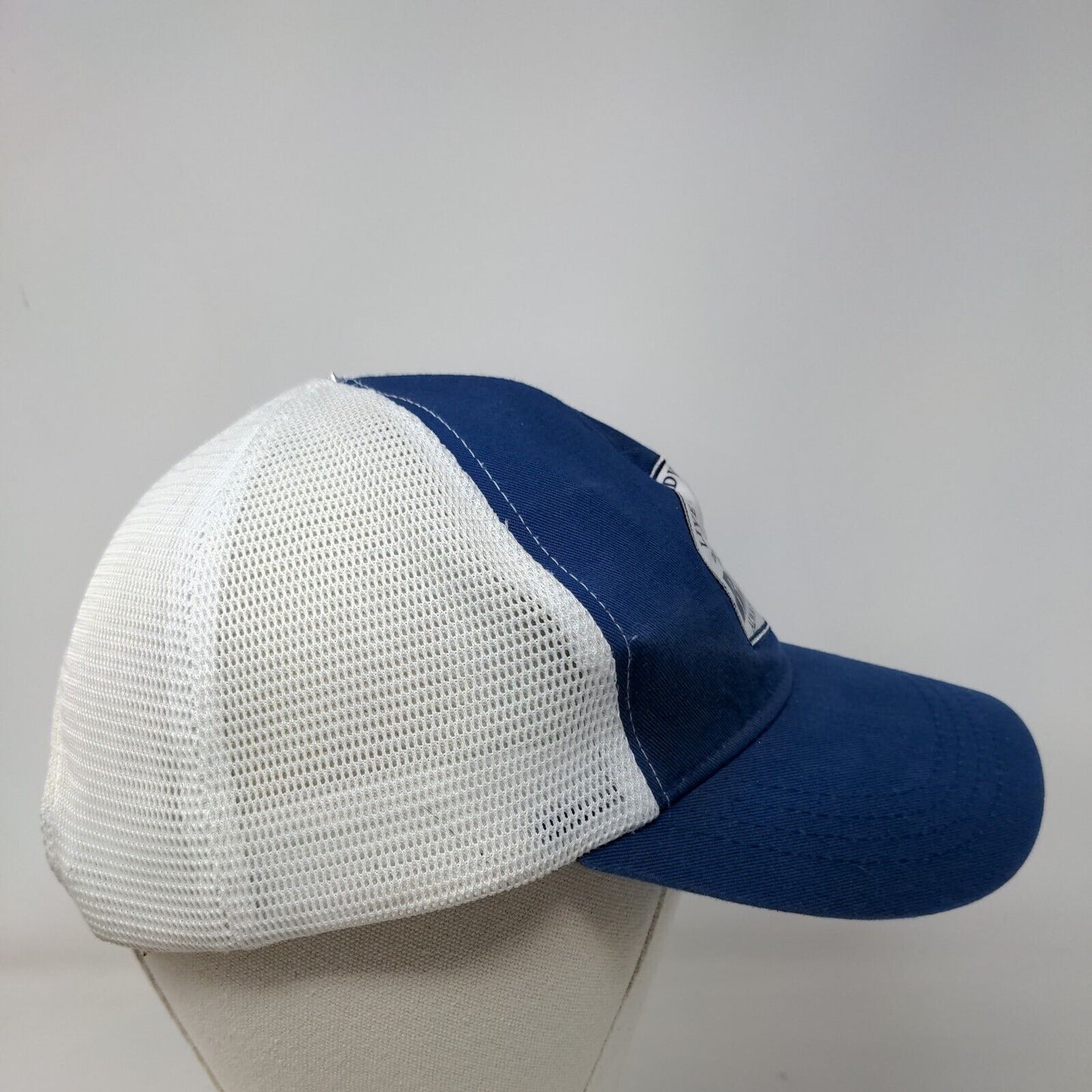 Reel Life Snapback Mesh Back Trucker Hat Blue OSFM Colorblock