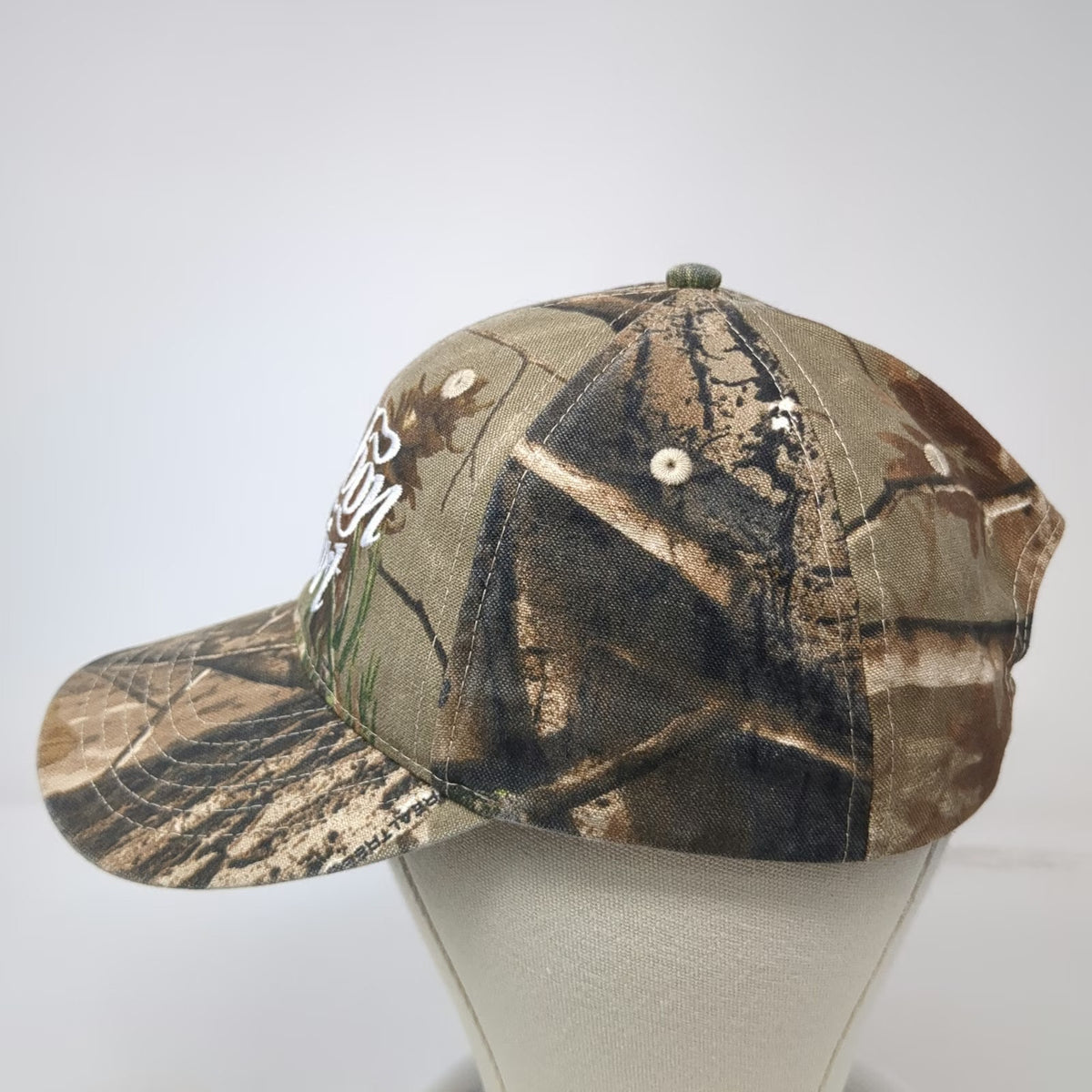 Kati Baseball Cap Brown Green One Size Realtree Camo Ribbon Skirt Slideback hat