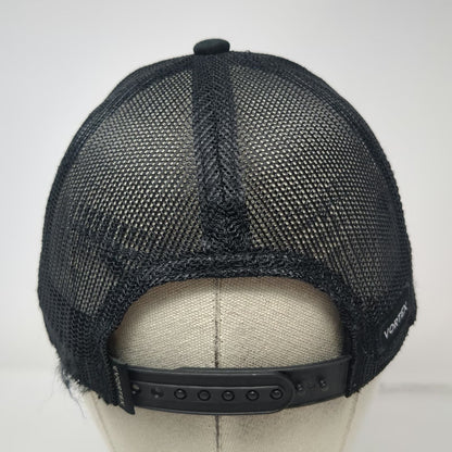 Vortex Trucker Hat Black One Size Mesh Back Snapback Logo Patch Optics Shooting