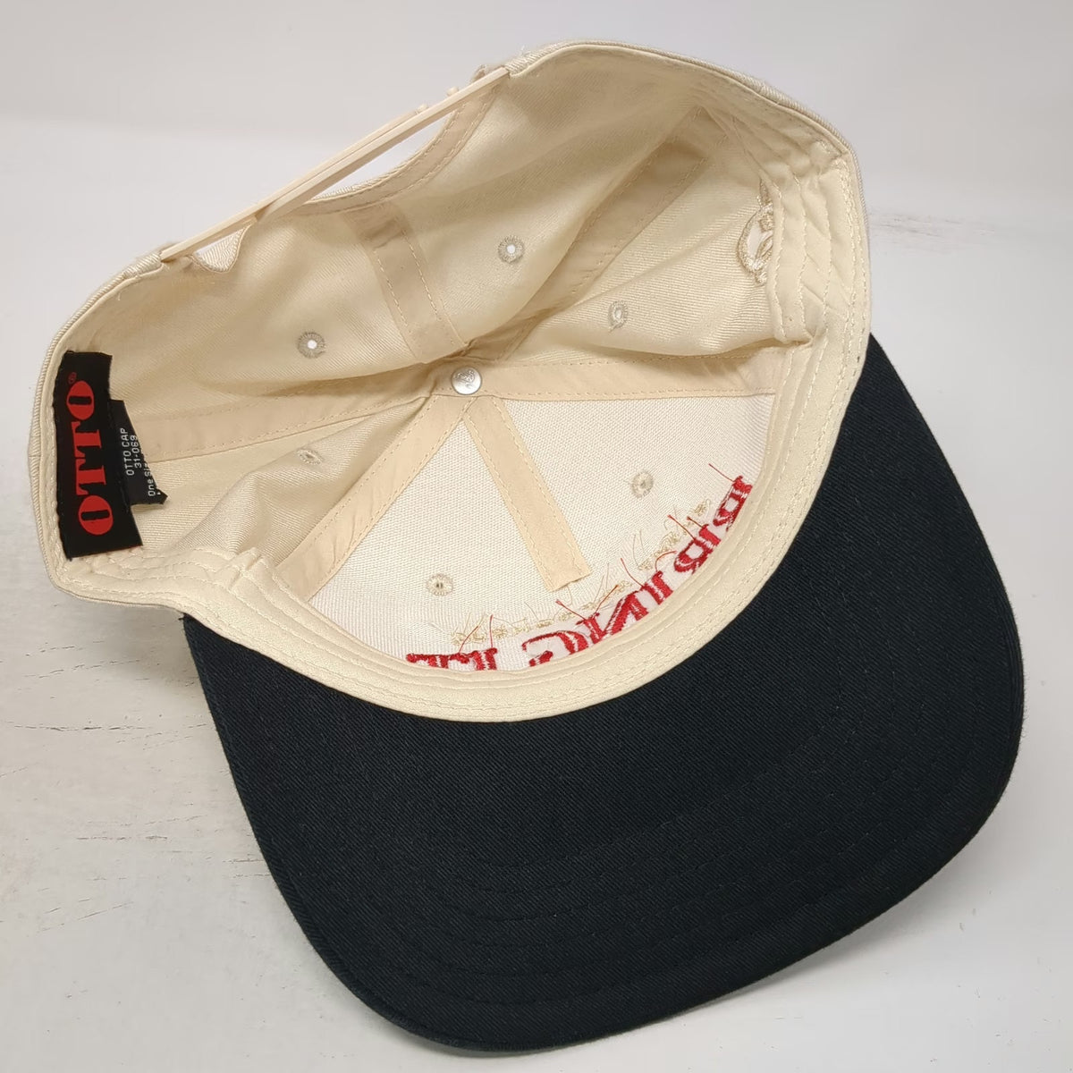 Otto 5 Panel Hat Beige Black One Size Bring It Saint Alphonsus Snapback Graphic