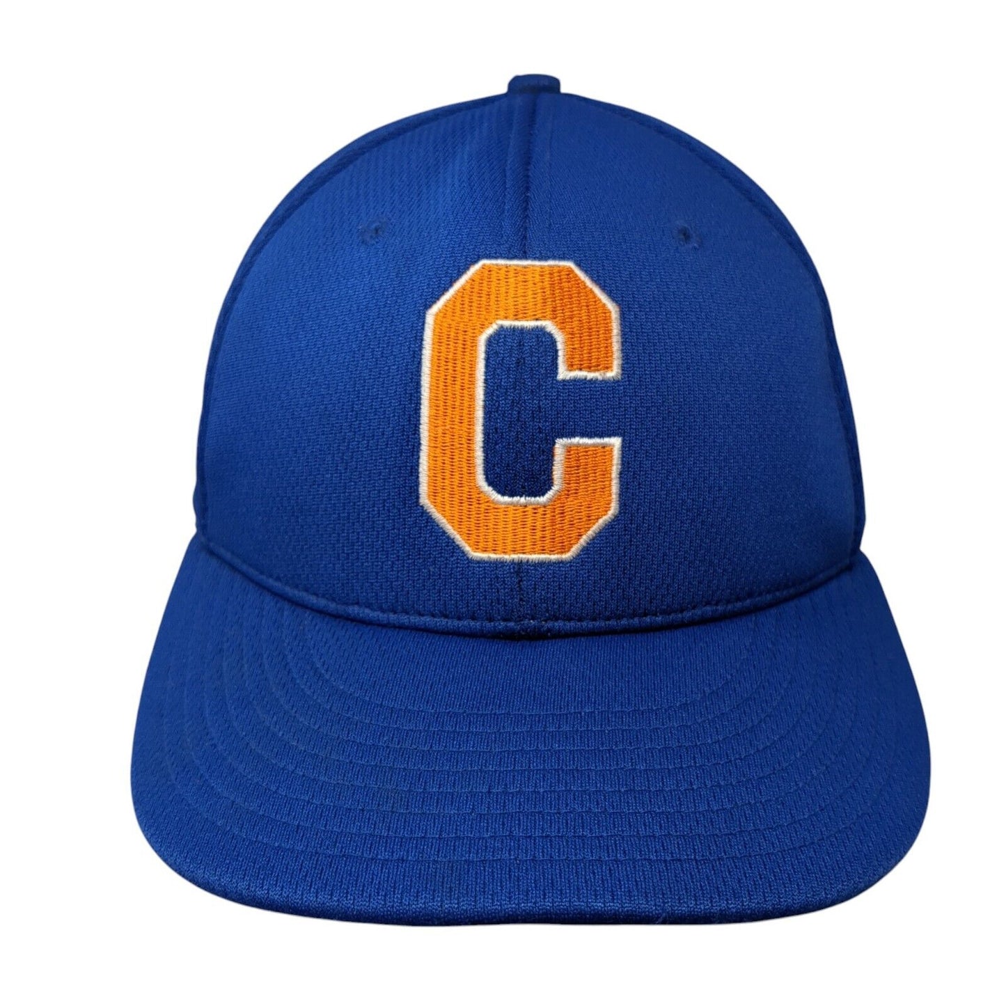 Letter C #3 Fitted Hat Blue S-M Embroidered Richardson Dryve 6 Panel