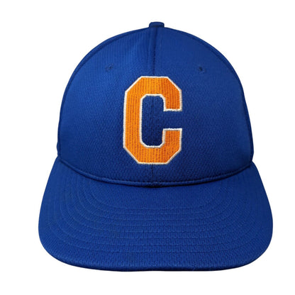 Letter C #3 Fitted Hat Blue S-M Embroidered Richardson Dryve 6 Panel