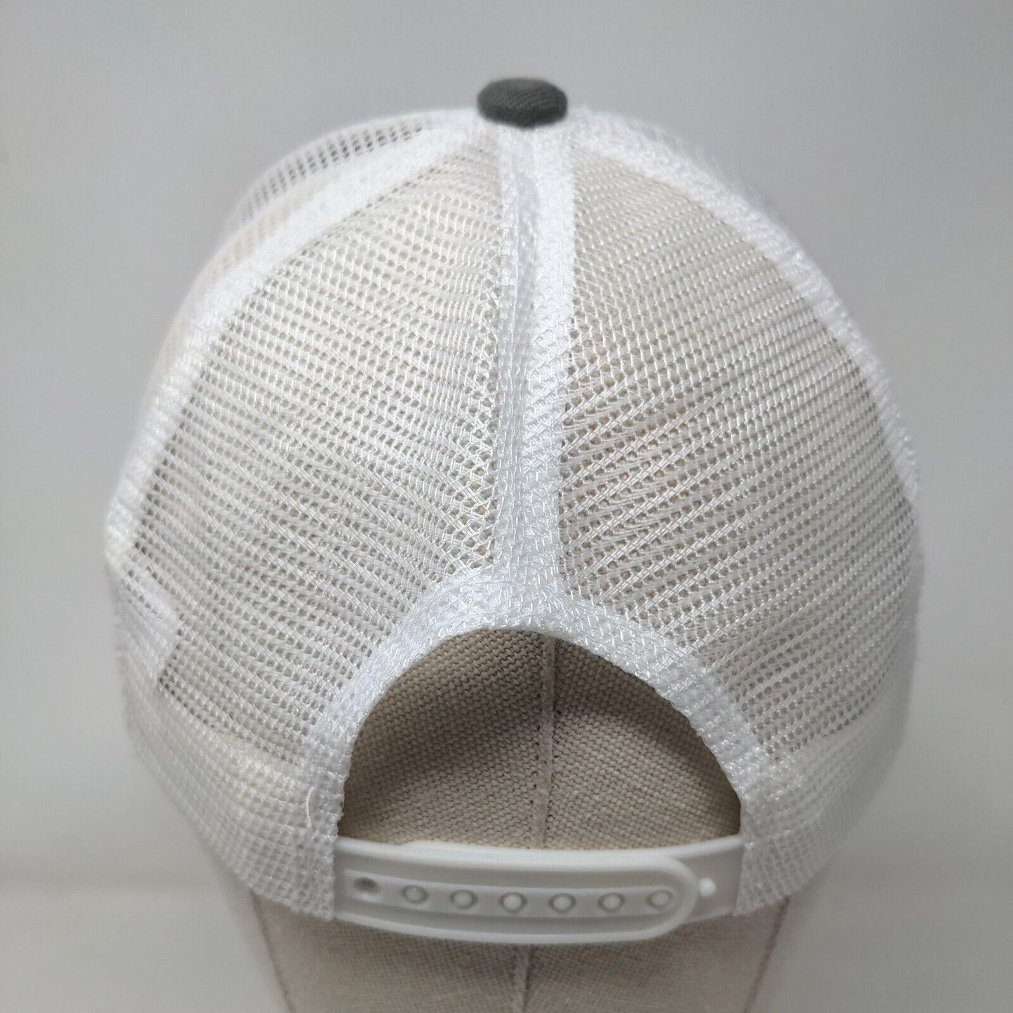 I'll Bring The Alibi Snapback Mesh Back Trucker Hat Gray OSFM Colorblock